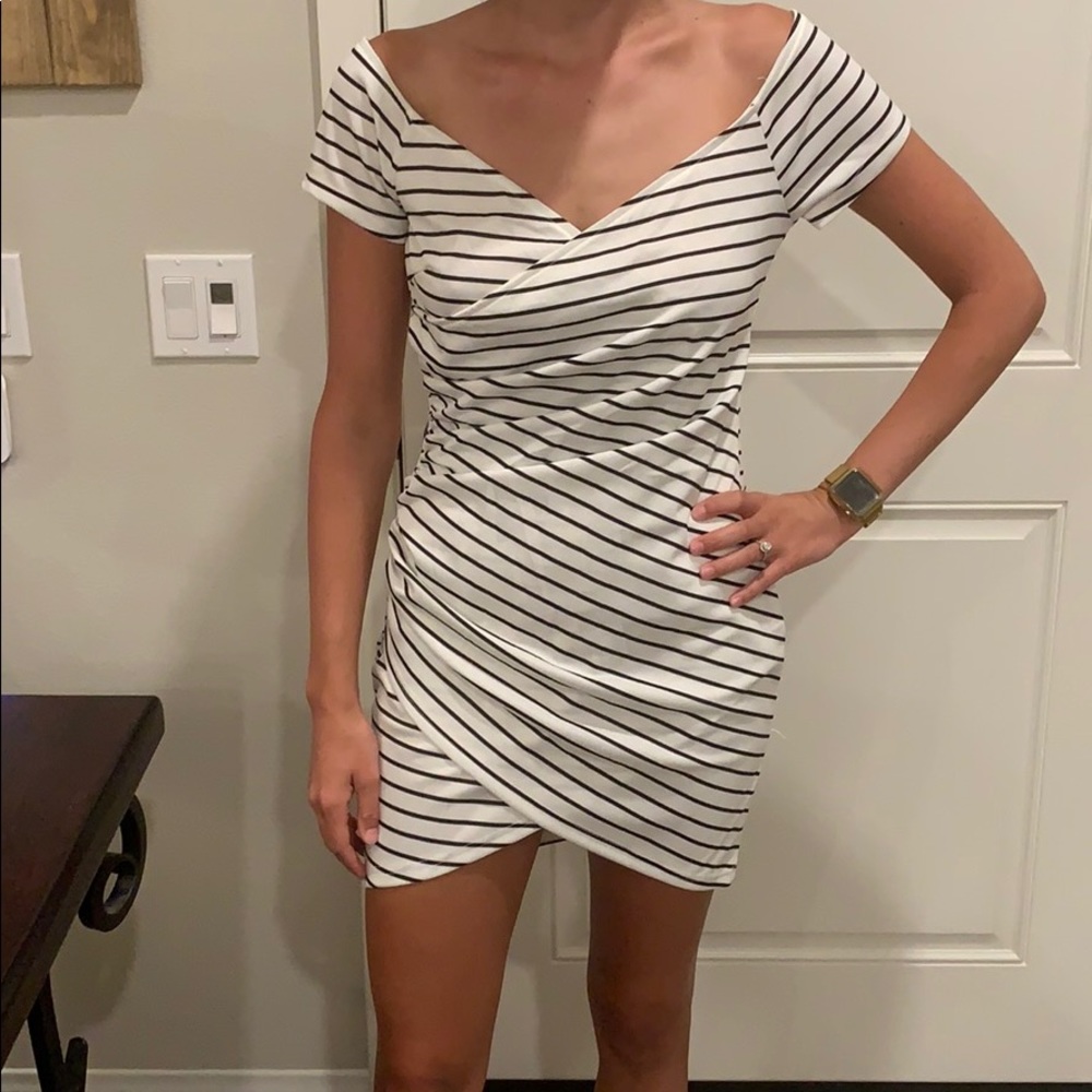 Black & White Stripped Dress